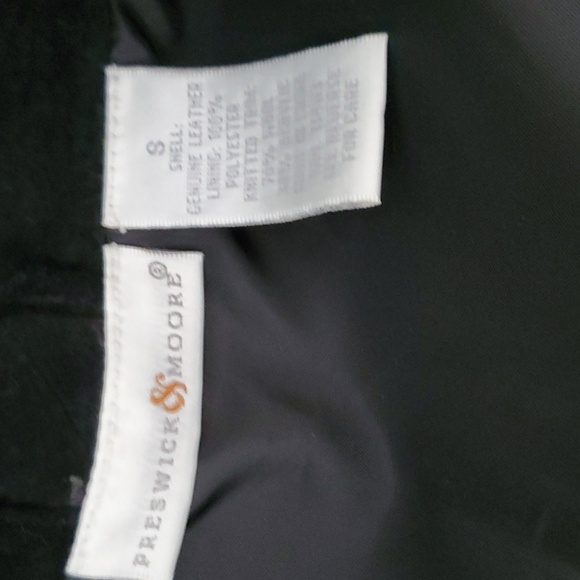 Preswick & Moore Suede Leather Sweater Jacket 8 - Picture 6 of 6